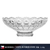 BOHEMIA捷克进口水晶玻璃果盘 家用水果盘果盆客厅创意个性干果盘波西米亚500PK小果碟18cm手刻果斗30.5cm 商品缩略图1
