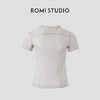 ROMI STUDIO“肤感至上”绵羊毛混纺轻薄柔感快干短袖T恤RWCSSD2643 商品缩略图1