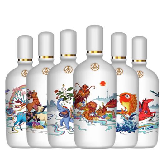 【清仓好价】2022年 五粮液 福满中华 浓香型白酒 52度 500ML*6 整箱装 商品图1