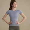 【147元任选3件】跃牌【蚂蚁运动】系列 瑜伽短袖紧身显瘦裸感高弹运动跑步t恤DST2766（活动产品，收货7天内支持退换） 商品缩略图1