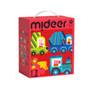 mideer弥鹿MD1474进阶拼图-1阶（动物交通）· 收纳袋版 商品缩略图0