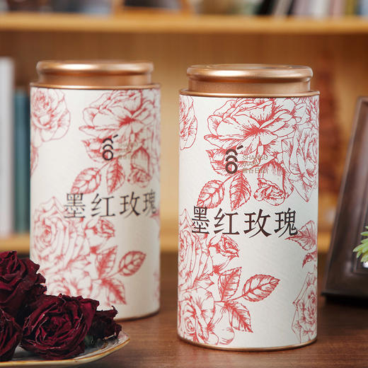 【2罐68元 头茬品质 花骨朵更大】预售3天发 云南冻干墨红玫瑰花  满杯花青素   喝完嘴里香香的～ 商品图4