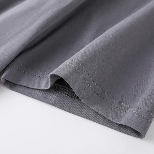 GXG男装夏季休闲百搭上衣男士纯棉创意字母印花短袖t恤K&C 商品图10