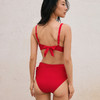 sisia2025新款泳衣女高级感显瘦性感绝美温泉分体泳衣红色比基尼SWB24-08A 商品缩略图3