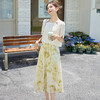 假两件碎花连衣裙，法式时尚洋气裙子HR-X6229 商品缩略图2