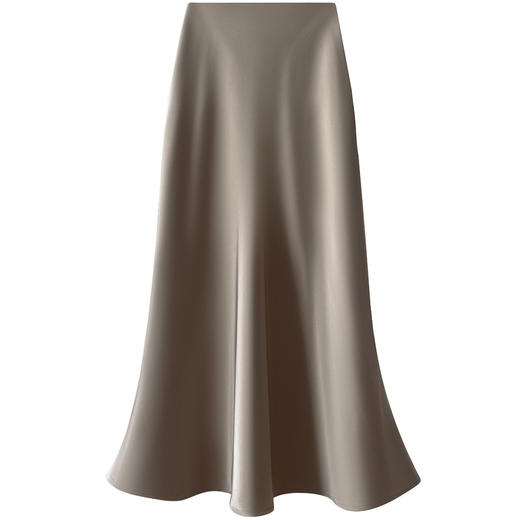 丁摩 高级感法式醋酸冰天丝缎面鱼尾半身裙女32998 商品图4