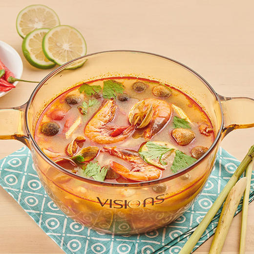 【自营】 康宁 晶彩系列透明锅 明火直烧不破裂 多规格 商品图3