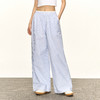 Ariseism  美式复古慵懒风条纹宽松休闲裤女夏季新款低腰阔腿裤子 商品缩略图2