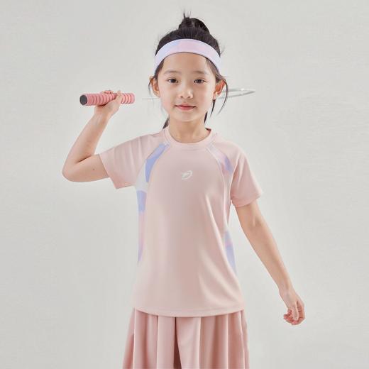 女童速干衣运动t恤洋气中大童2025新款儿童夏季轻薄款短袖上衣T 商品图1