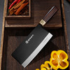 热卖中！！【龙泉宝剑厂-龙泉菜刀】方铜黑精钢斩切刀 商品缩略图7