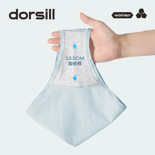 朵熙儿 女士内裤纯棉抗菌7A级女生透气中腰三角裤防夹臀少女短裤 商品图2