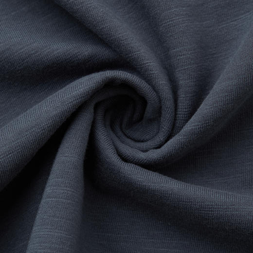 ROMI STUDIO“美式复古”竹节肌理感涂鸦印花圆领短袖T恤RWCRSY3030 商品图4