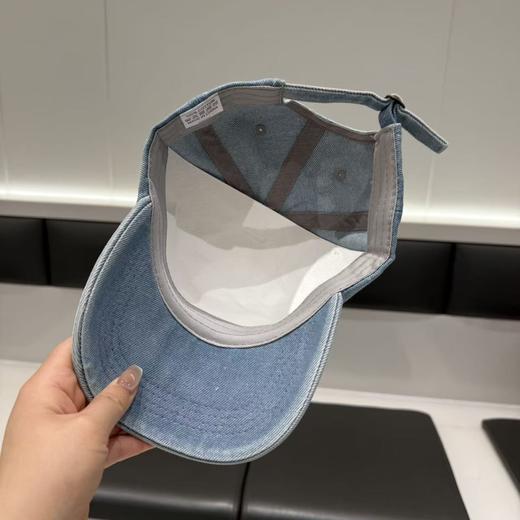 F525 CELINE赛琳经典款水洗牛仔logo刺绣棒球帽 商品图4