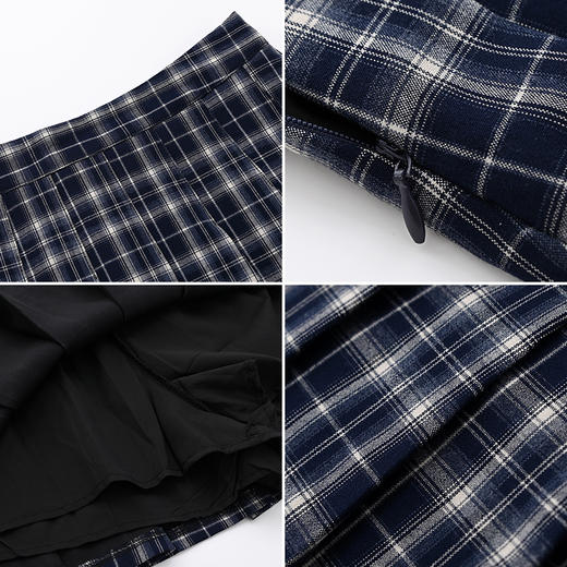 女装翻领无袖针织衫配百褶半裙-25124S5223007 商品图2