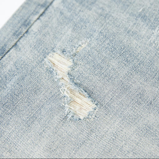 【新品上新】HX 夏季水洗牛仔九分裤合体S210520039101 商品图6