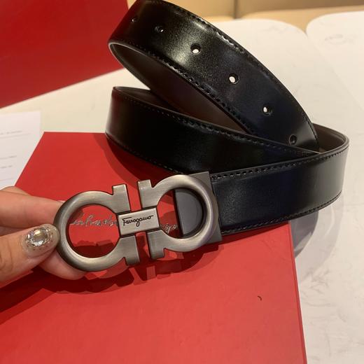 F516菲拉格慕扣头皮带男士平纹双面用，配全套包装 商品图1