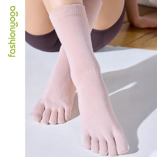 FW043普拉提五趾半筒袜 商品图7