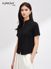 【自在舒适】阿菁娜夏季设计感解构收腰显瘦开衫F30X318009 商品缩略图3