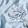 梦洁 天丝棉水洗有机纯蚕丝夏被：中国 蒸蒸日上（柔蓝) 商品缩略图4