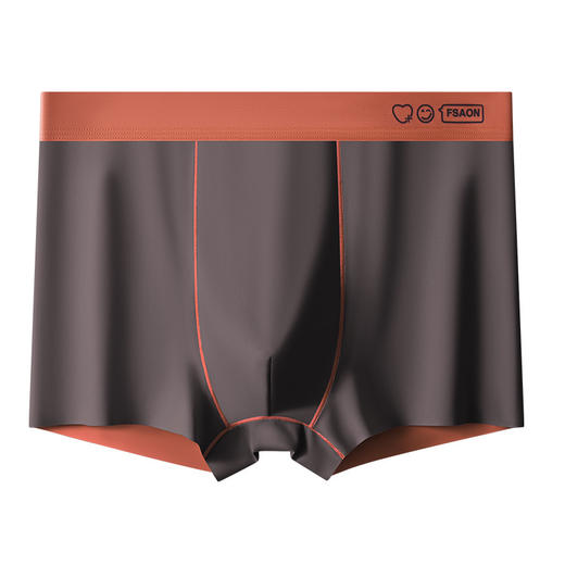 【夏季抗菌男士内裤】新款四角裤男高档双面撞色舒适平角裤 商品图3