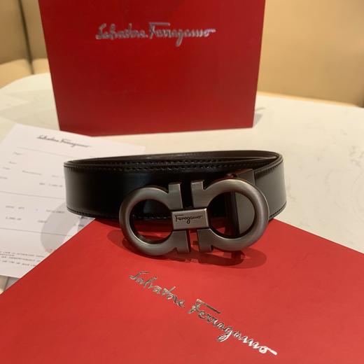 F516菲拉格慕扣头皮带男士平纹双面用，配全套包装 商品图0