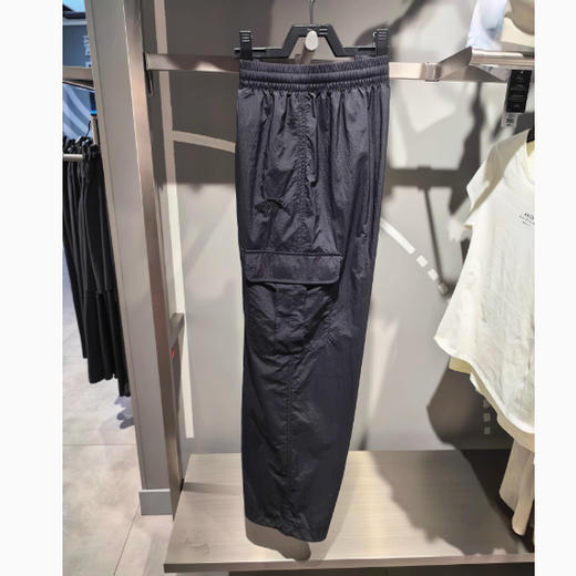 安踏女装2025休闲时尚宽松冰丝梭织抽绳直筒工装裤162538501 商品图1