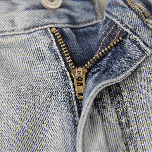 【新品上新】HX 夏季水洗牛仔五分裤微宽松Z207520004101 商品图5