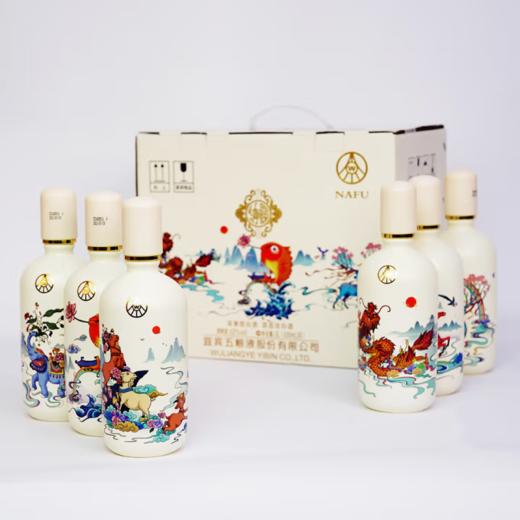 【清仓好价】2022年 五粮液 福满中华 浓香型白酒 52度 500ML*6 整箱装 商品图4