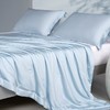 梦洁 天丝棉水洗有机纯蚕丝夏被：中国 蒸蒸日上（柔蓝) 商品缩略图3