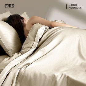 一默60支拼色天丝四件套