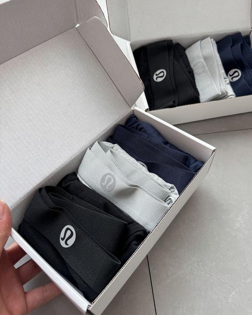 D060309 礼盒3条装男士平角内裤纯棉四角透气短裤头内裤 商品图1