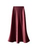丁摩 高级感法式醋酸冰天丝缎面鱼尾半身裙女32998 商品缩略图9