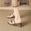 ZHR则则水钻粗跟拖鞋女2025新款夏季外穿配裙子软底一字拖凉拖女 商品缩略图8