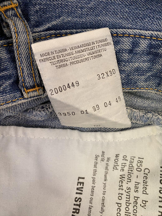 90年代 Vintage Levi’s 李维斯 牛仔裤 长裤（32”） （81 cm）_SLP(2) 商品图2
