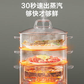 苏泊尔（SUPOR）电蒸锅 电煮锅家用多功能电锅早餐蒸玉米包子锅电火锅13L大容量不锈钢蒸锅ZN26YK885