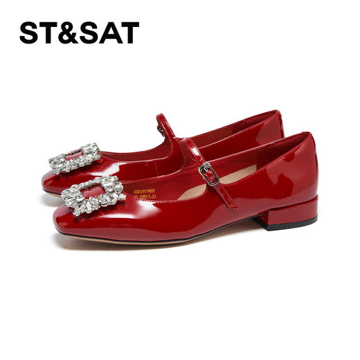 星期六甜美钻扣粗跟玛丽珍SSD3111485 商品图11