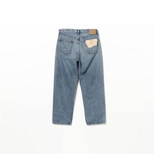 orslow 101 DAD'S FIT DENIM 日本制复古宽松直筒黑色水洗牛仔裤 商品图4
