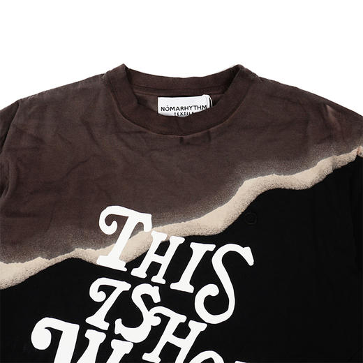 NOMA Hand Dye Twist Tee - Print 职人手工扎染标语圆领短袖T恤 商品图2