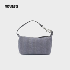 和诚行 2025新款牛皮拼接编织女包韩系休闲百搭单肩腋下包4180111