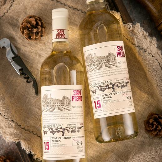 【南非进口】圣彼雅诺·提亚庄园白葡萄酒 13%vol  750ML*6瓶 商品图1