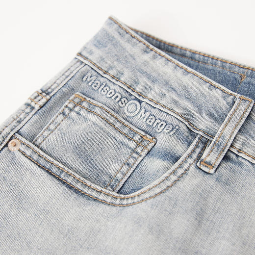 【新品上新】HX 夏季水洗直筒牛仔长裤合体C201520042101 商品图4