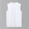 百媚生 220g纯棉无袖背心男士T恤休闲运动上衣XW640 商品缩略图8
