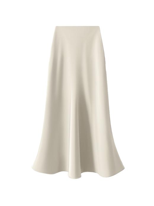 丁摩 高级感法式醋酸冰天丝缎面鱼尾半身裙女32998 商品图6