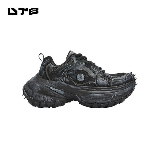 UTB赏金猎人系列男女同款厚底老爹鞋新款潮流运动鞋 夜穹黑极昼白 商品图7