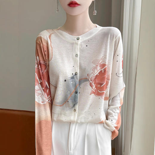 TZW-超细精纺水溶羊毛针织外套 商品图1