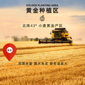 天山 新疆面粉臻品雪花粉 家用包子馒头拉条子中筋通用小麦粉 10斤 /粮油调味 /面粉 /通用粉 商品图0