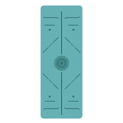 【超薄橡胶垫】1.5mm超薄款高固pu天然橡胶瑜伽垫便携可折叠专业防滑健身土豪垫 商品图5