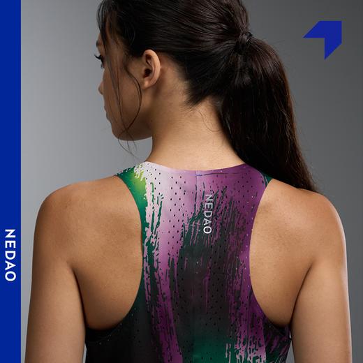 内道新款一片式丛林风洞背心轻量女款马拉松跑步透气排汗全身风洞 商品图4