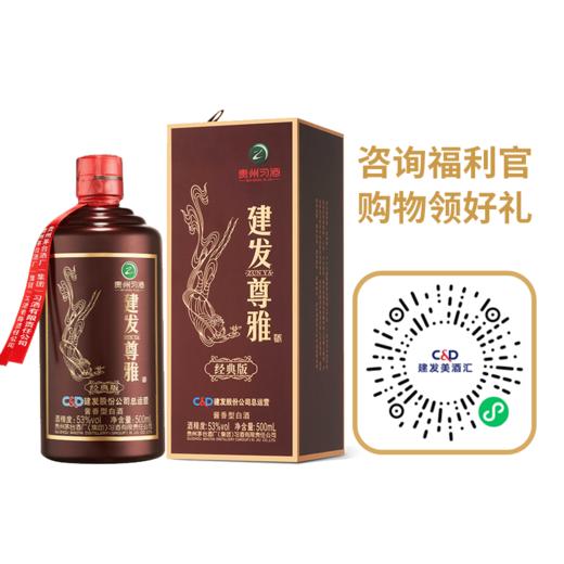 建发尊雅·经典版（酱瓶）53%vol 500ml 商品图0