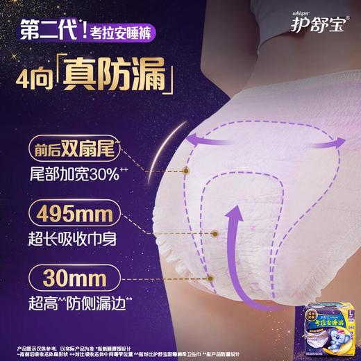 护舒宝考拉散热安睡裤L码裤型卫生巾5+2片 商品图1